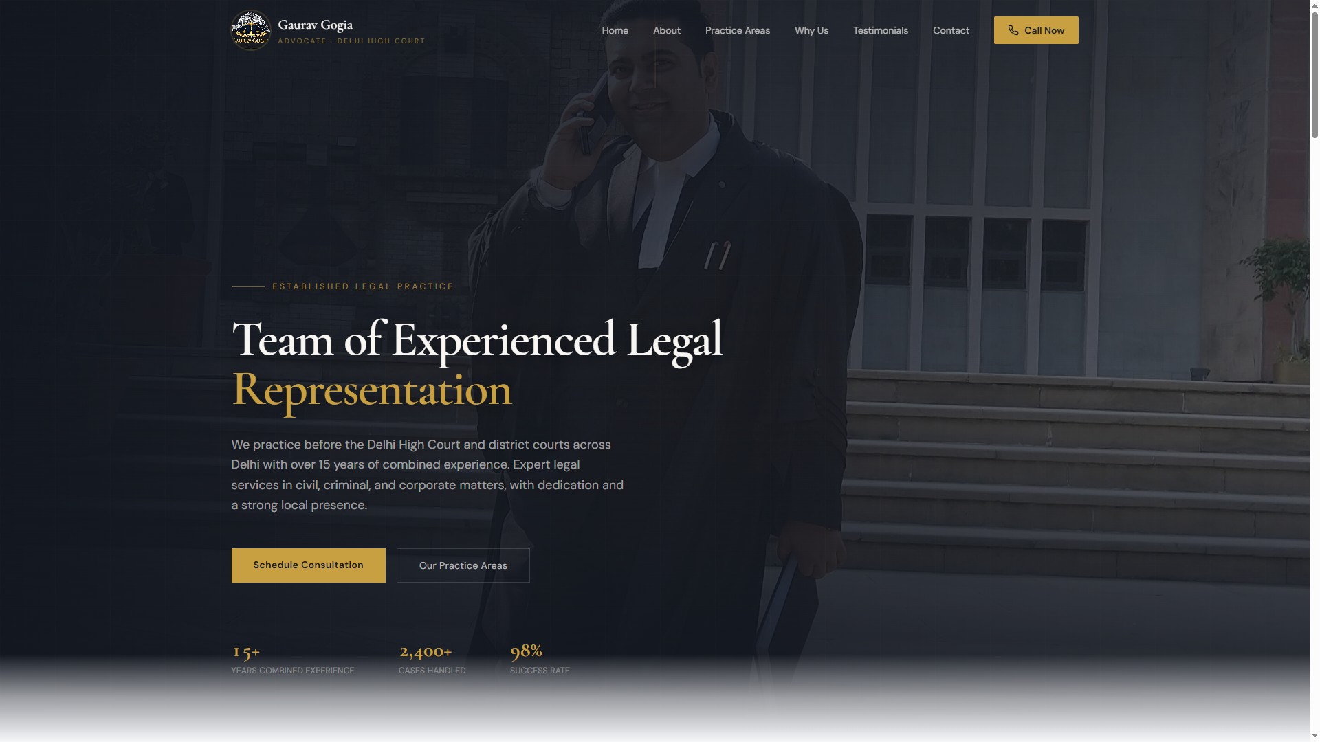 Advocate practice site